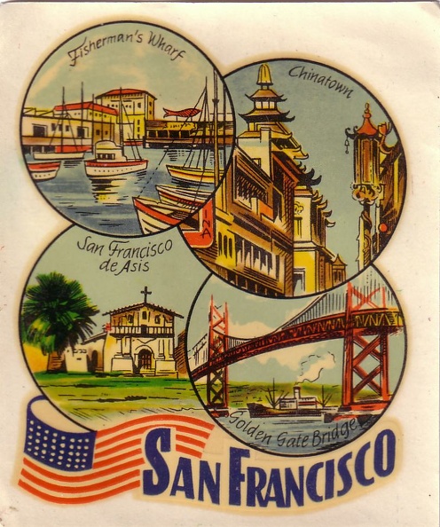 San Francisco Fisherman s Wharf Chinatown San Francisco de Asis Golden Gate Bridge.jpg